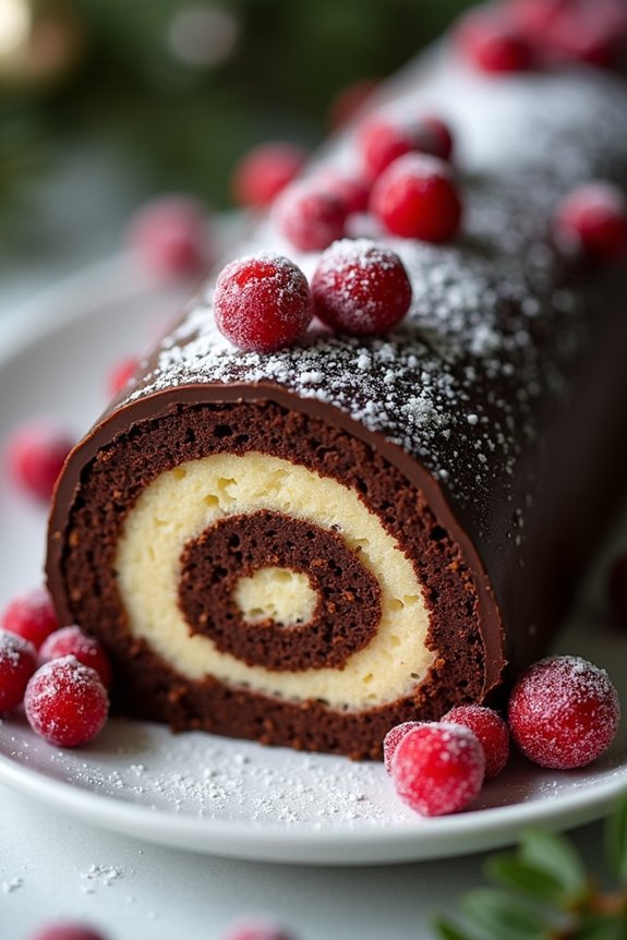 chocolate yule log recipe