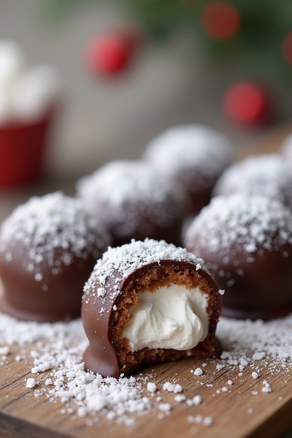 chocolatey marshmallow coconut treats