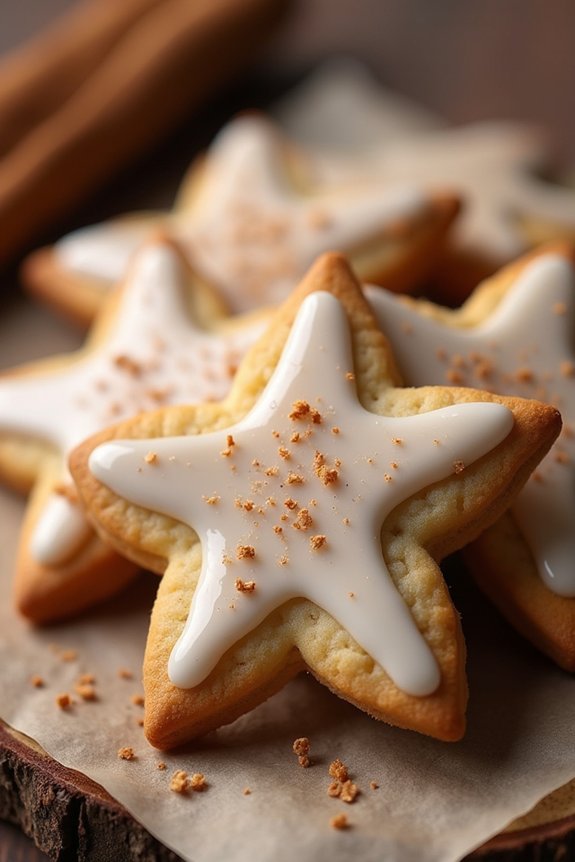 cinnamon almond christmas cookies
