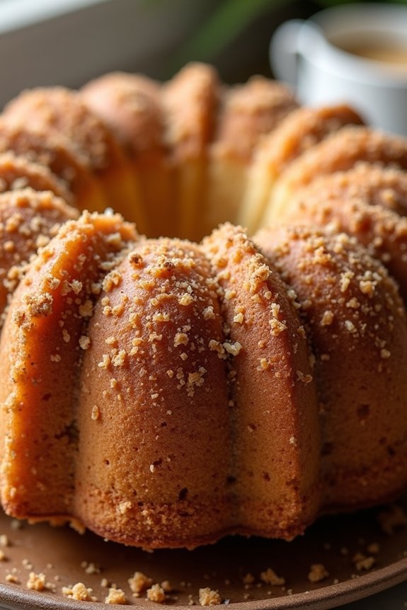 cinnamon apple streusel cake
