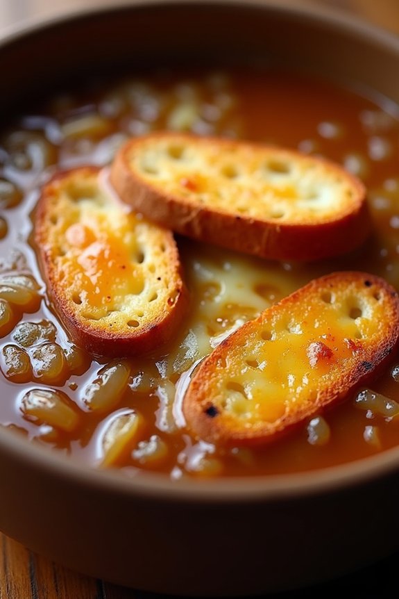 classic comforting onion soup
