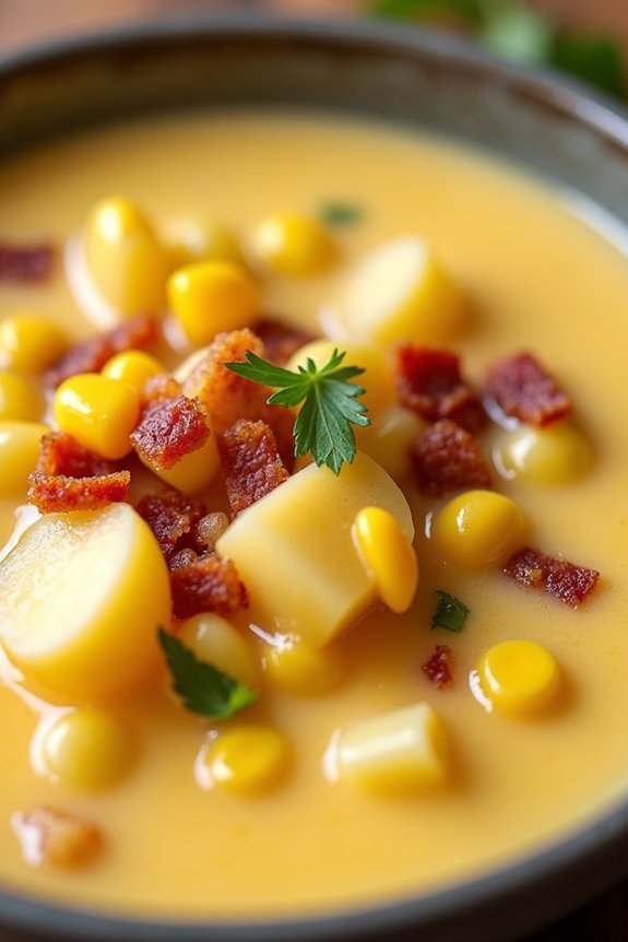 classic creamy corn chowder