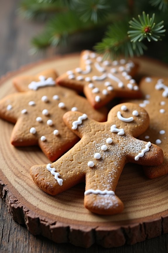 classic festive gingerbread cookies