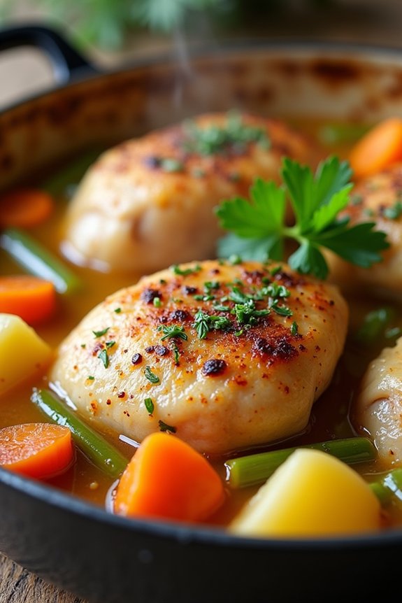 classic french chicken stew