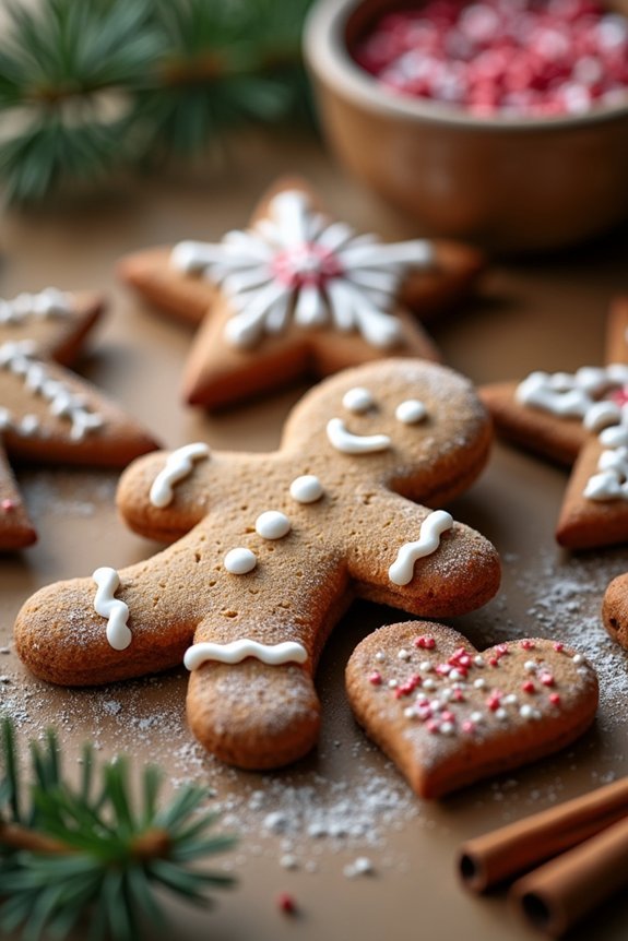 classic holiday gingerbread cookies