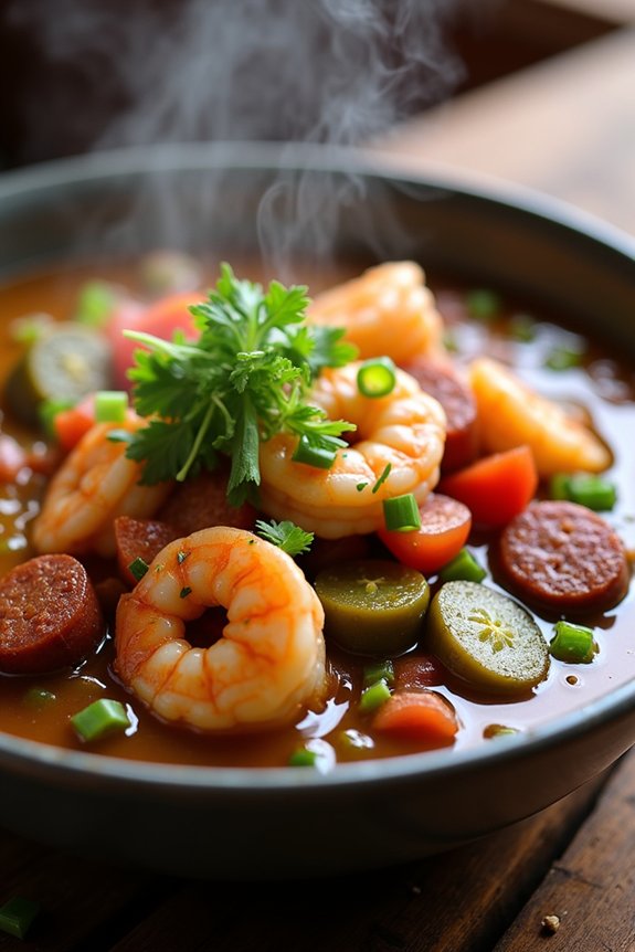 classic southern shrimp gumbo