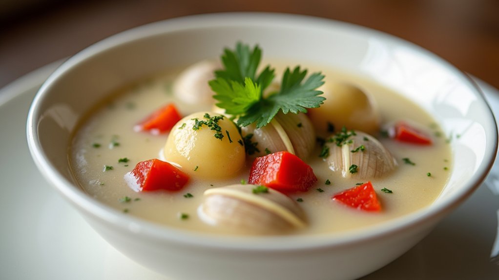 coastal comfort clam chowder
