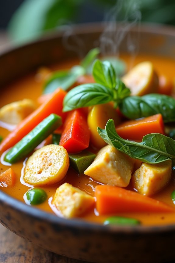 coconut curry chicken stew
