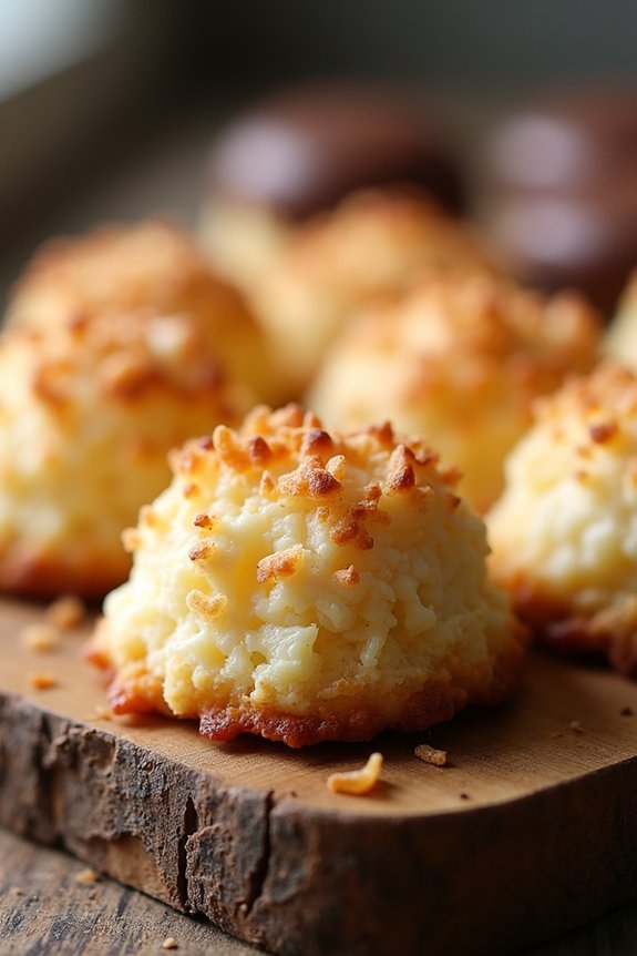 coconut macaroon holiday treat