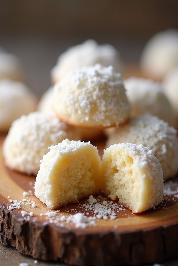 coconut snowball cookies delight