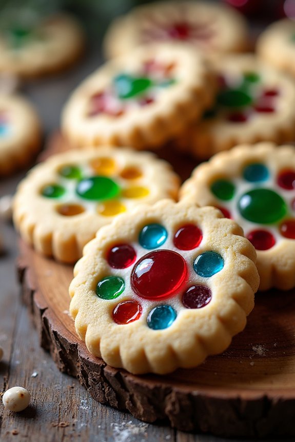 colorful festive cookie ornaments