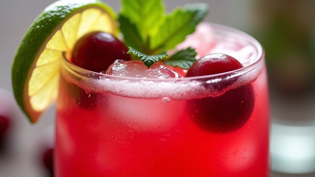 colorful grinch christmas drinks