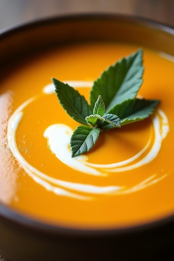 comforting autumn pumpkin soup