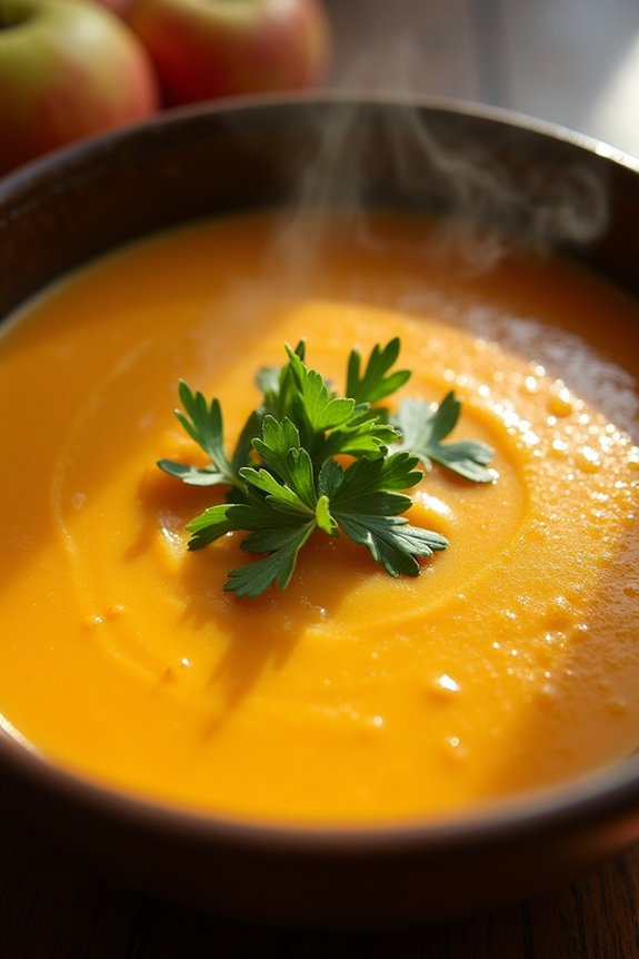 comforting autumn squash soup