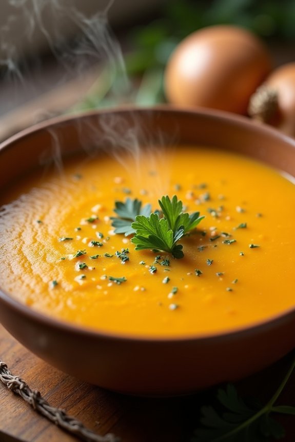 comforting butternut squash soup