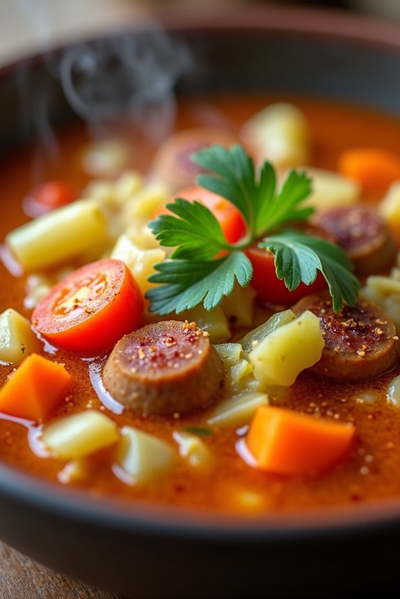 comforting cabbage soup variation