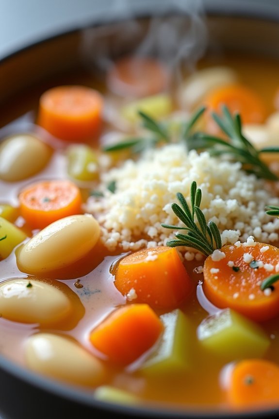 comforting celery bean soup