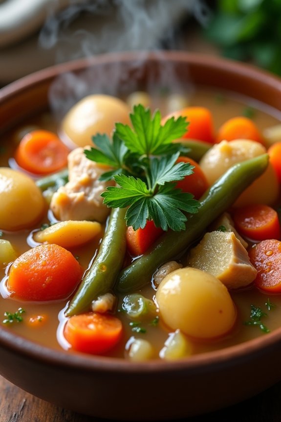 comforting chicken vegetable stew