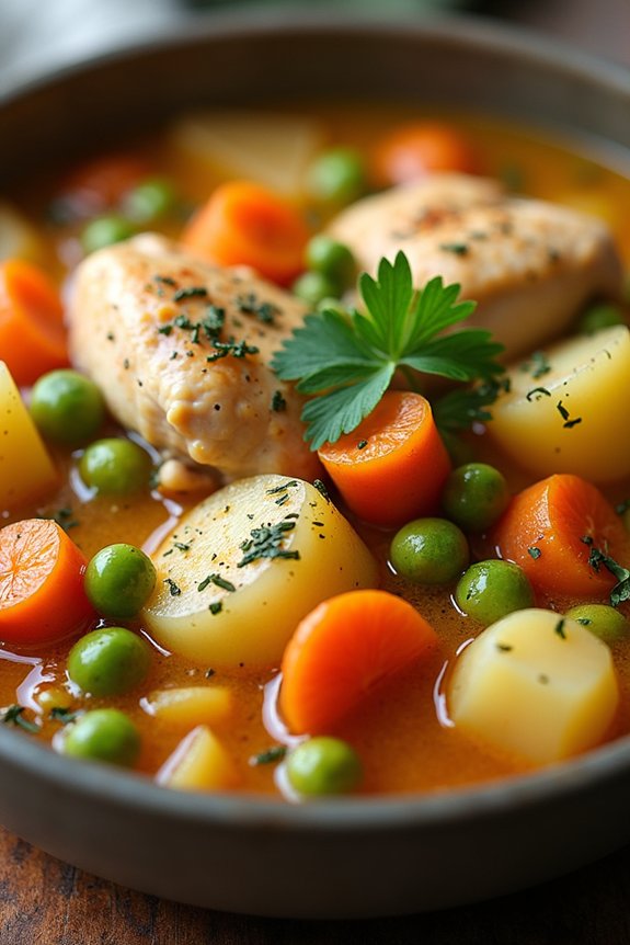 comforting chicken vegetable stew