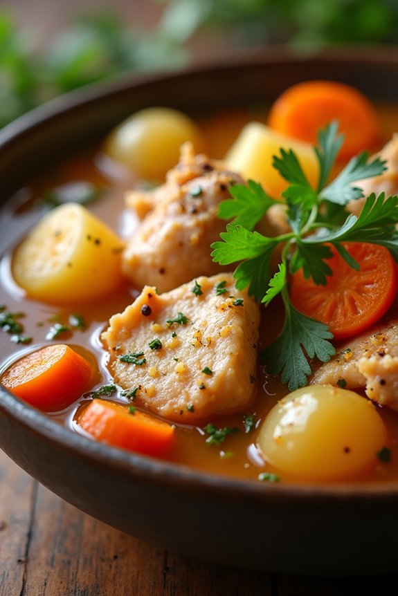 comforting chicken vegetable stew