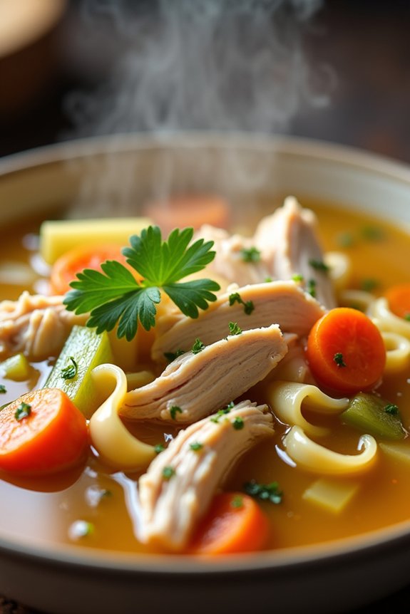 comforting classic chicken soup