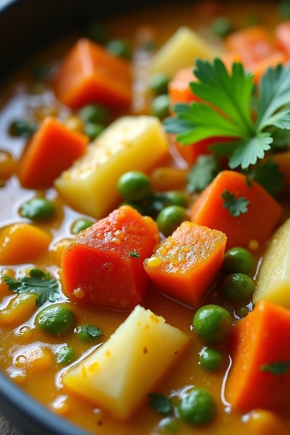 comforting coconut vegetable stew