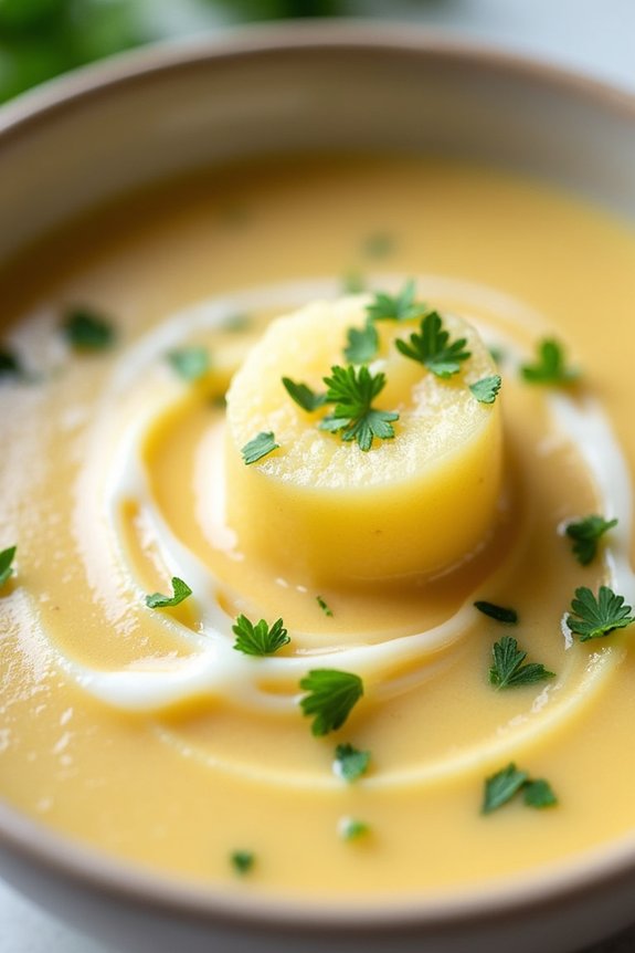 comforting creamy celery soup