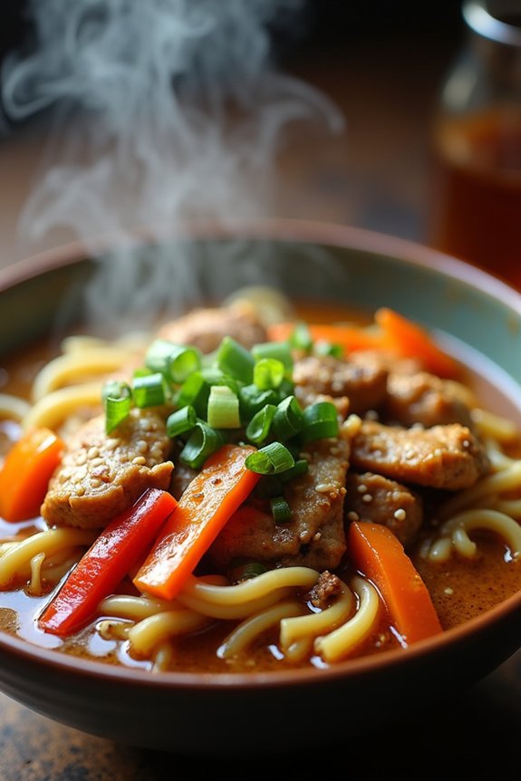 comforting ginger soy stew