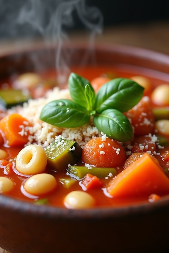 comforting hearty vegetable soup
