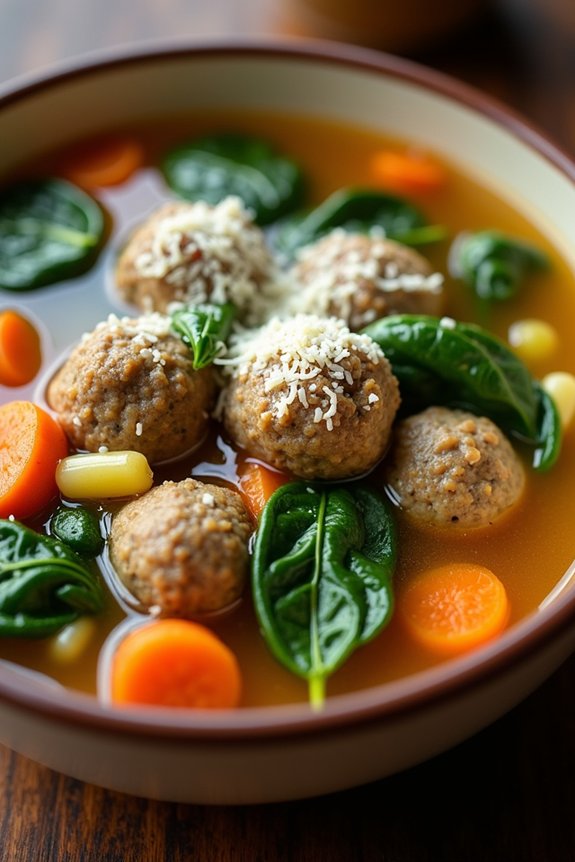 comforting italian wedding soup