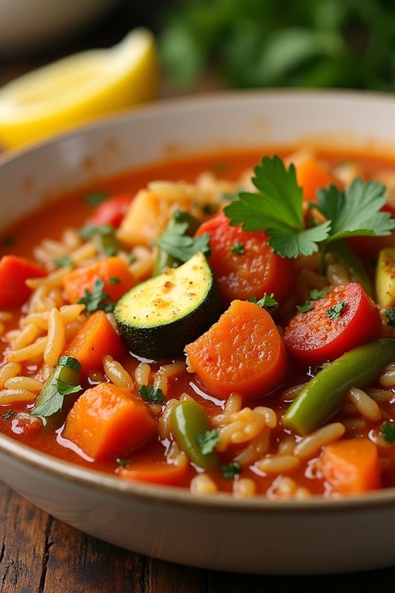 comforting lebanese vegetable stew