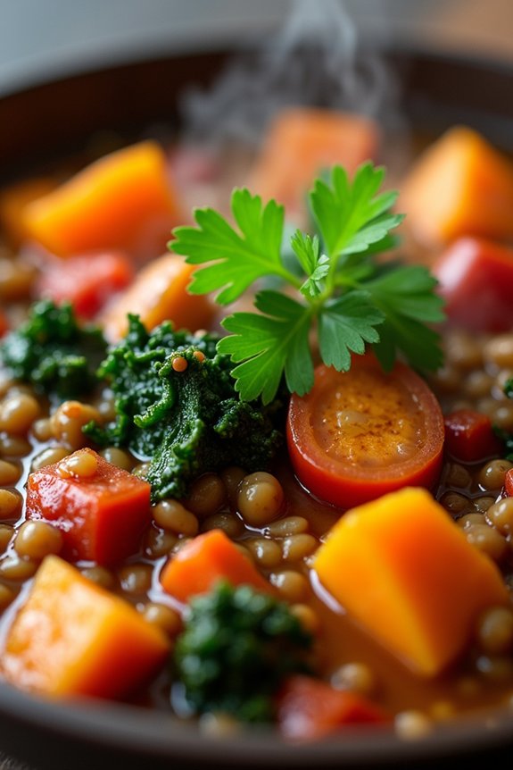 comforting nourishing plant based stew