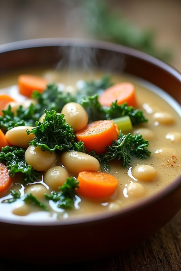 comforting nutritious kale stew