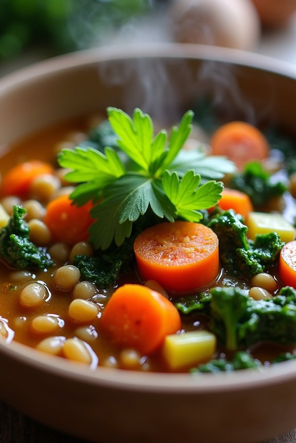 comforting nutritious lentil stew