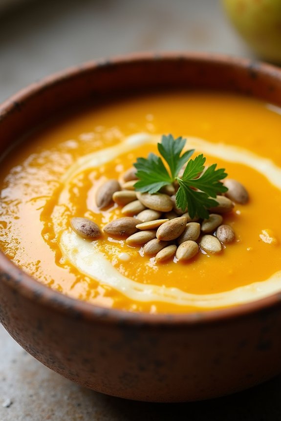 comforting roasted squash soup