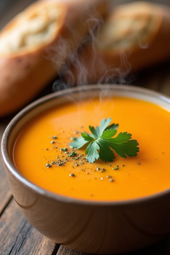 comforting sweet potato soup
