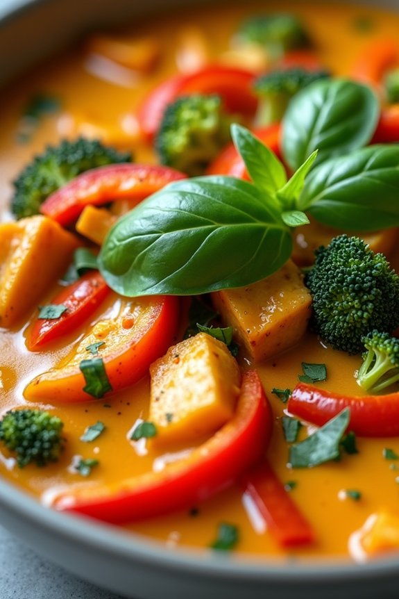 comforting thai coconut curry