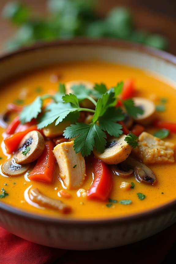 comforting thai coconut soup