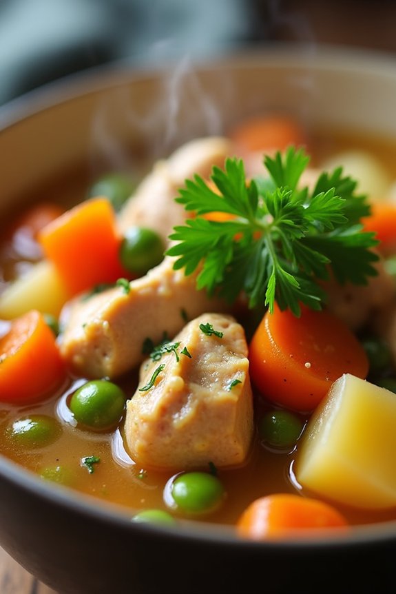 comforting turkey vegetable stew