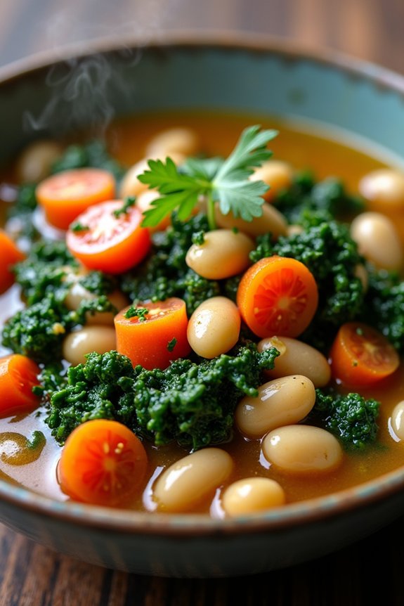 comforting tuscan kale stew
