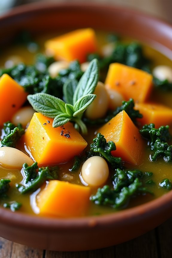 cozy butternut squash stew