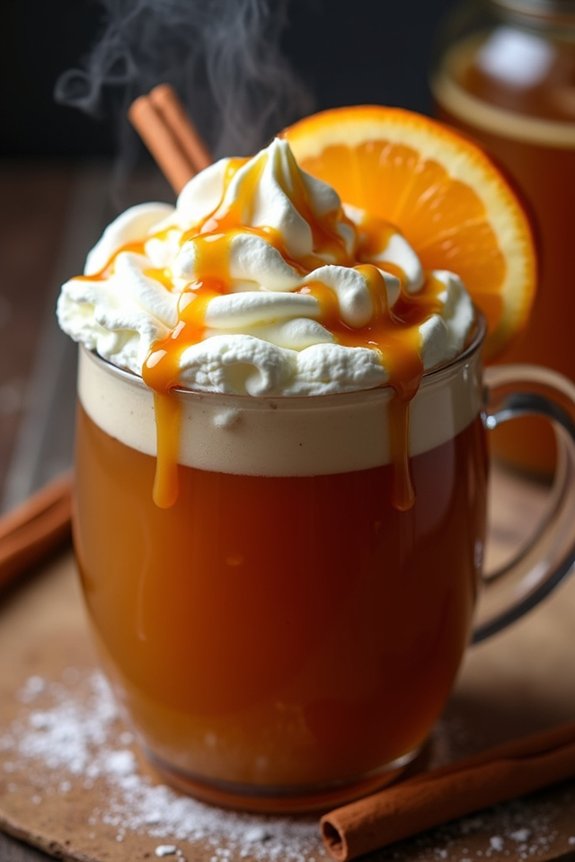 cozy caramel apple cider