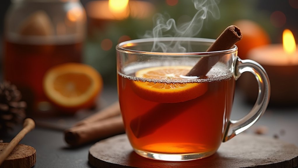 cozy christmas whiskey cocktails