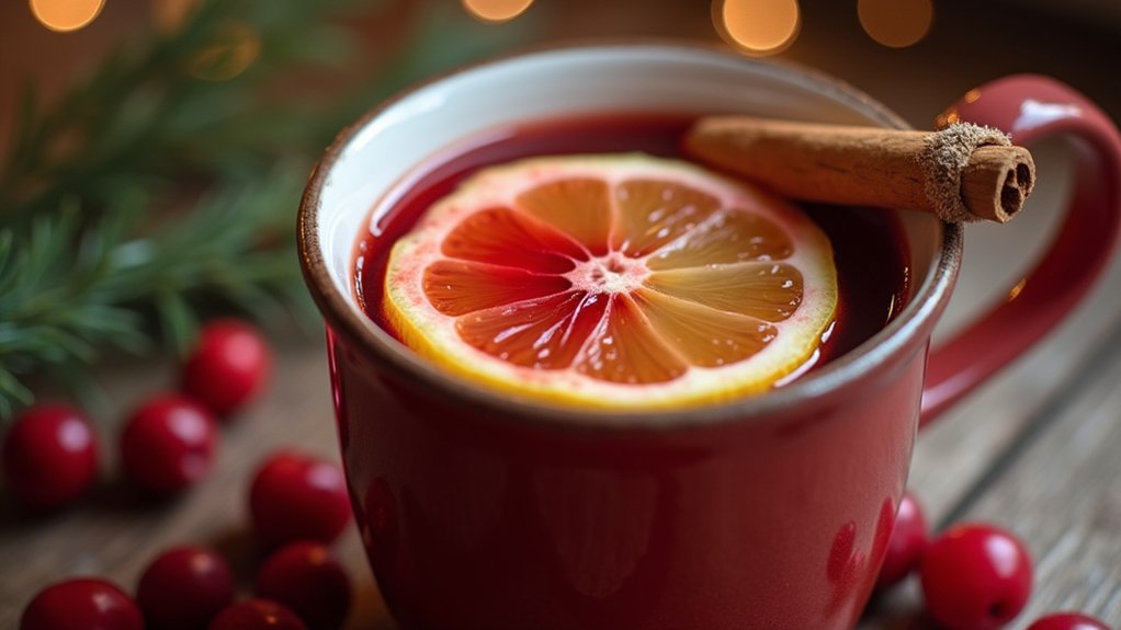 cozy classic cranberry cocktails