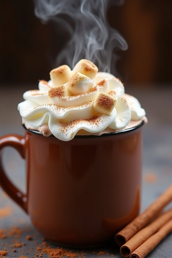 cozy holiday hot chocolate