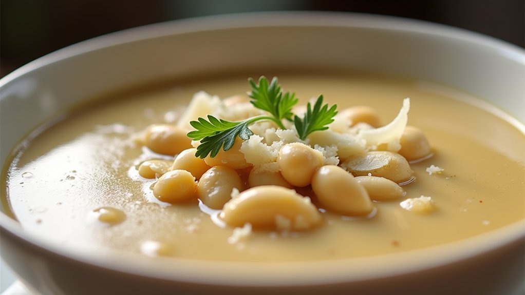 cozy roasted garlic soup