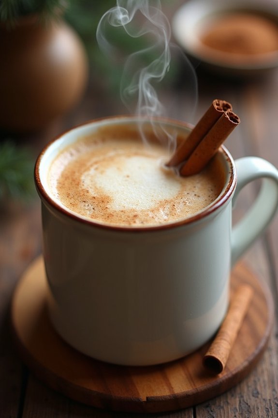cozy spiced almond milk