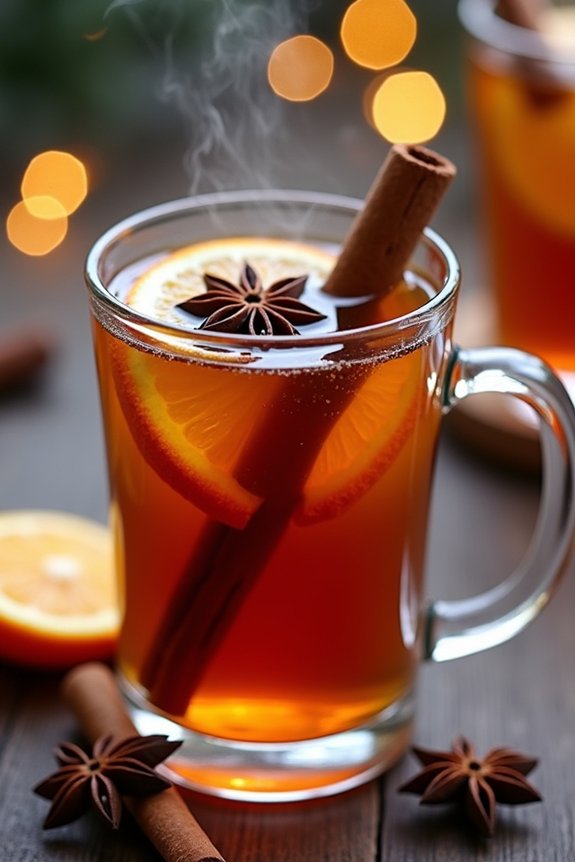cozy spiced apple cider