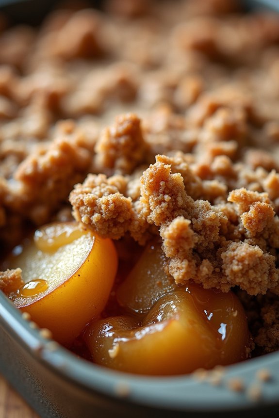 cozy spiced apple dessert