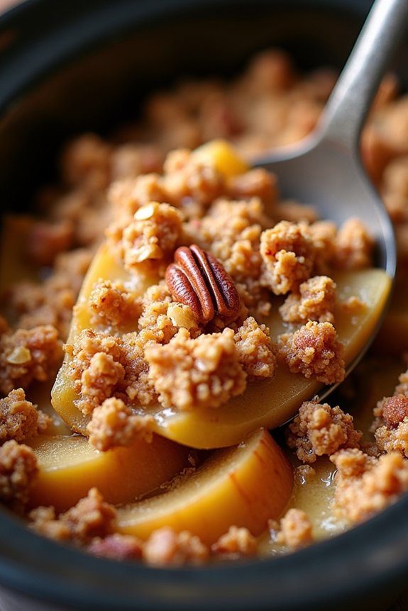 cozy spiced apple dessert